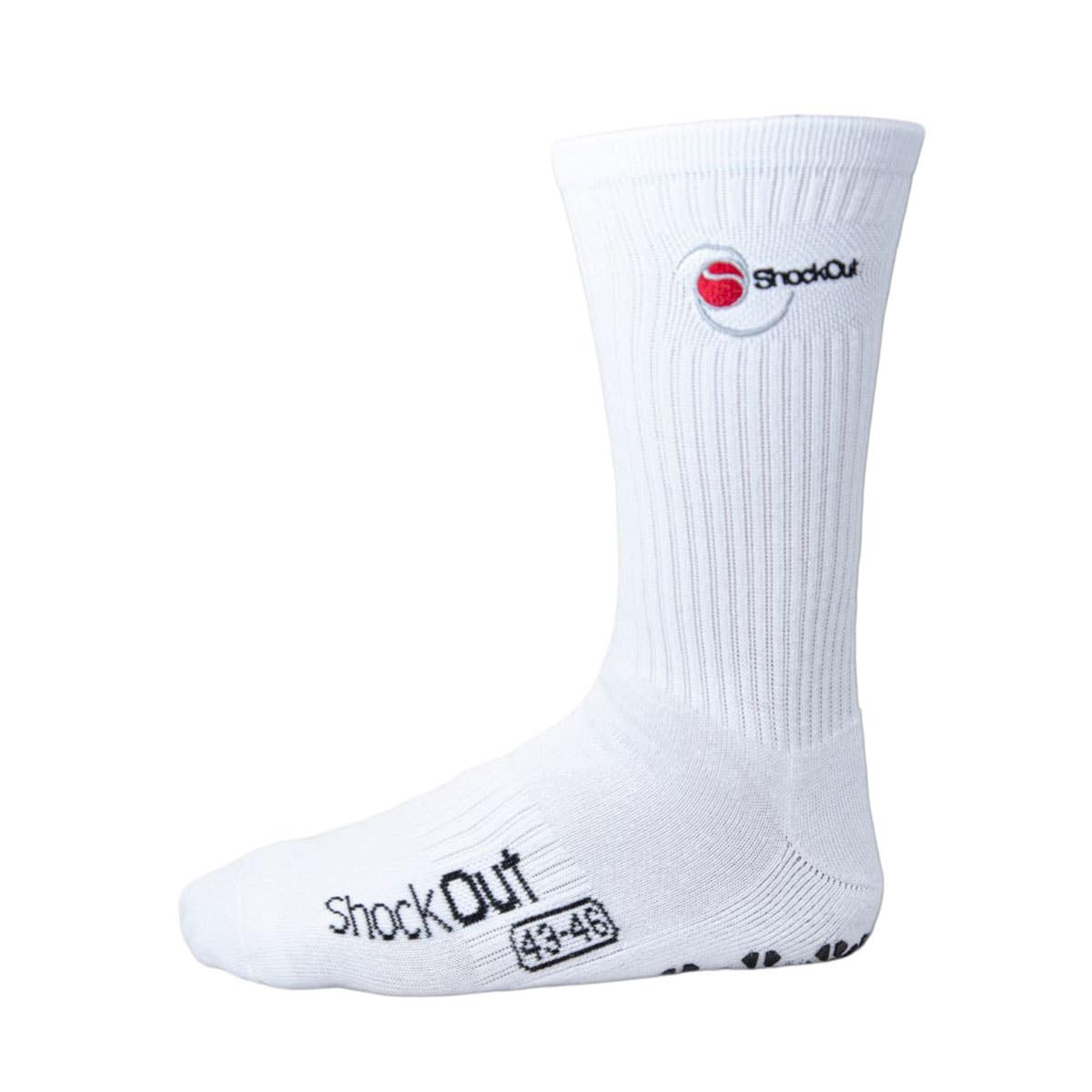 PACK 2 UNITS SOCKS SHOCK OUT TRACTION BLACK/WHITE