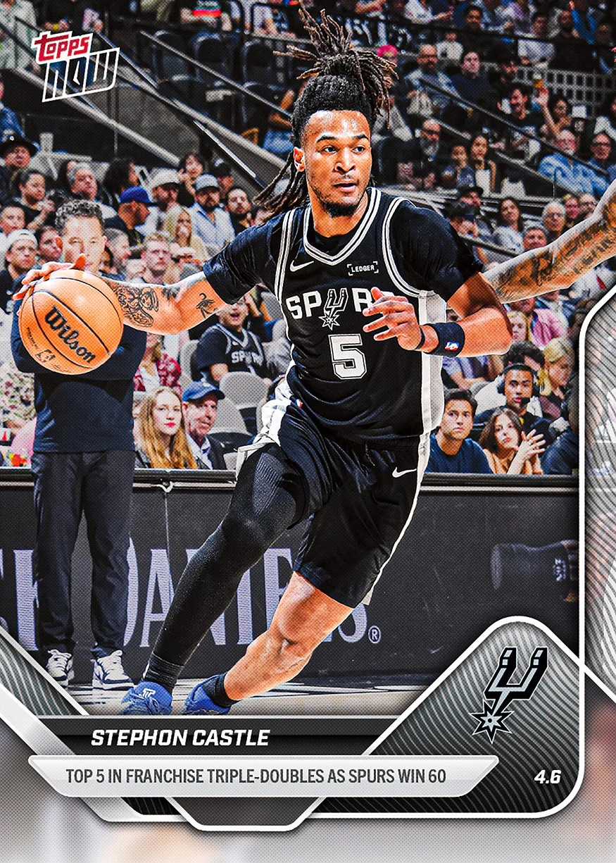 Stephon Castle - 2025-26 NBA Topps NOW® - Card 246