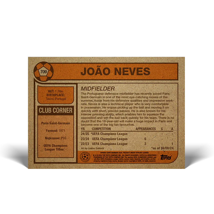 UCC Living Set Card 709 - João Neves