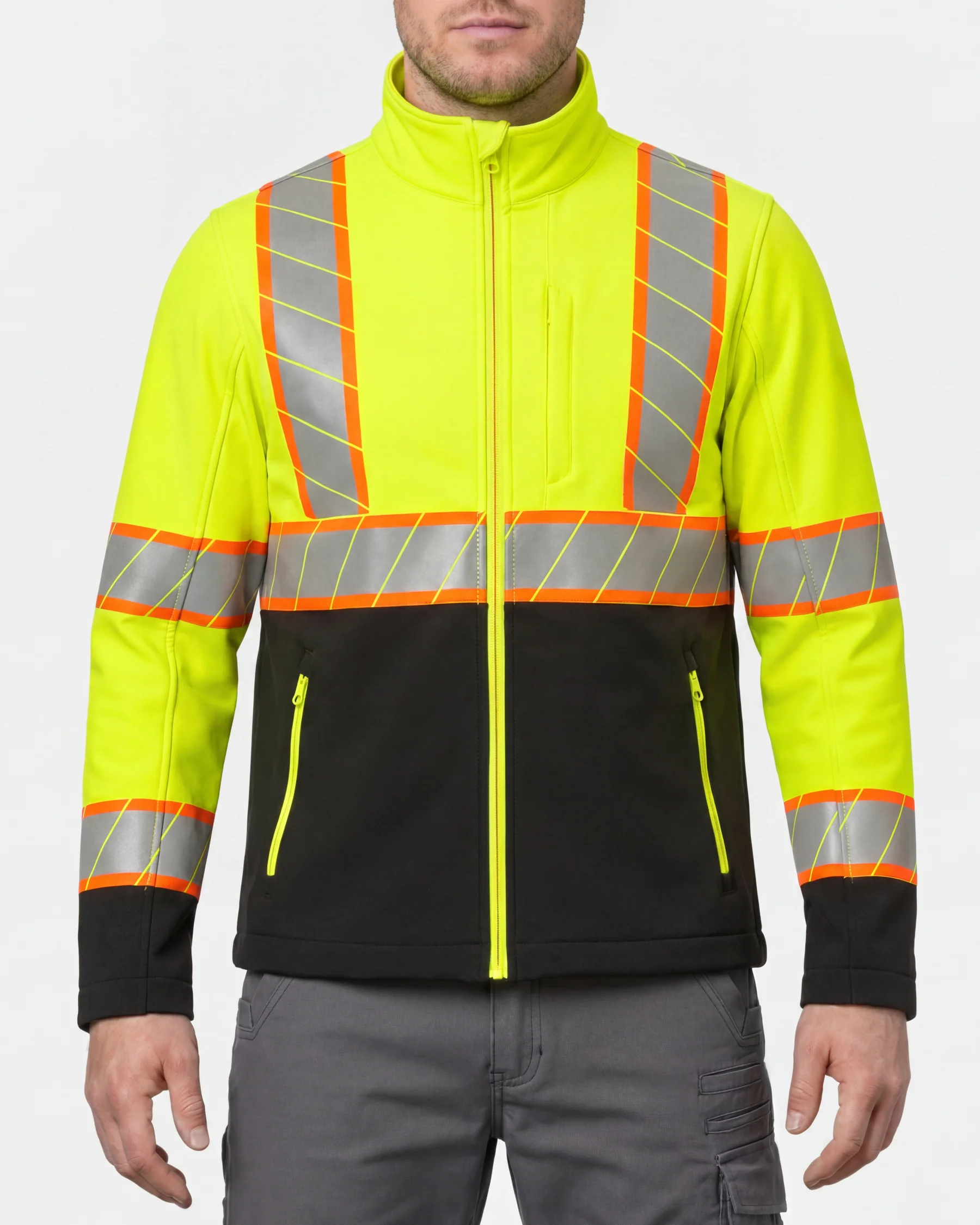 High Visibility Softshell Jacket Class 2
