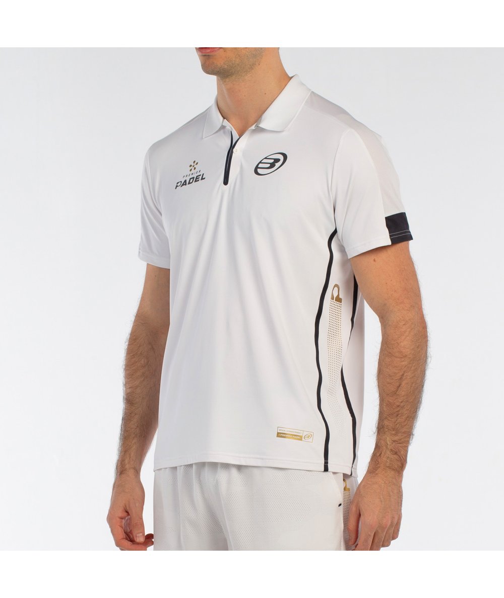POLO SHIRT BULLPADEL BOGUE WHITE