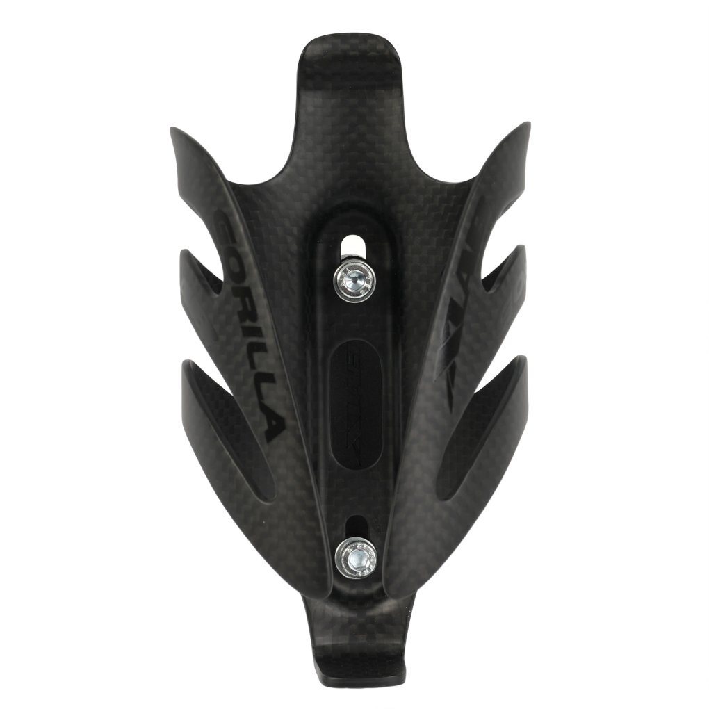 XLAB Delta 400 Adapter + Gorilla Carbon Bottle Cage - black matt