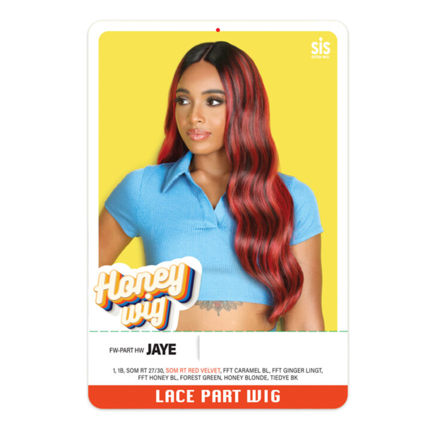 Zury Sis Honey Wig HD Lace Part FW-PART HW Jaye