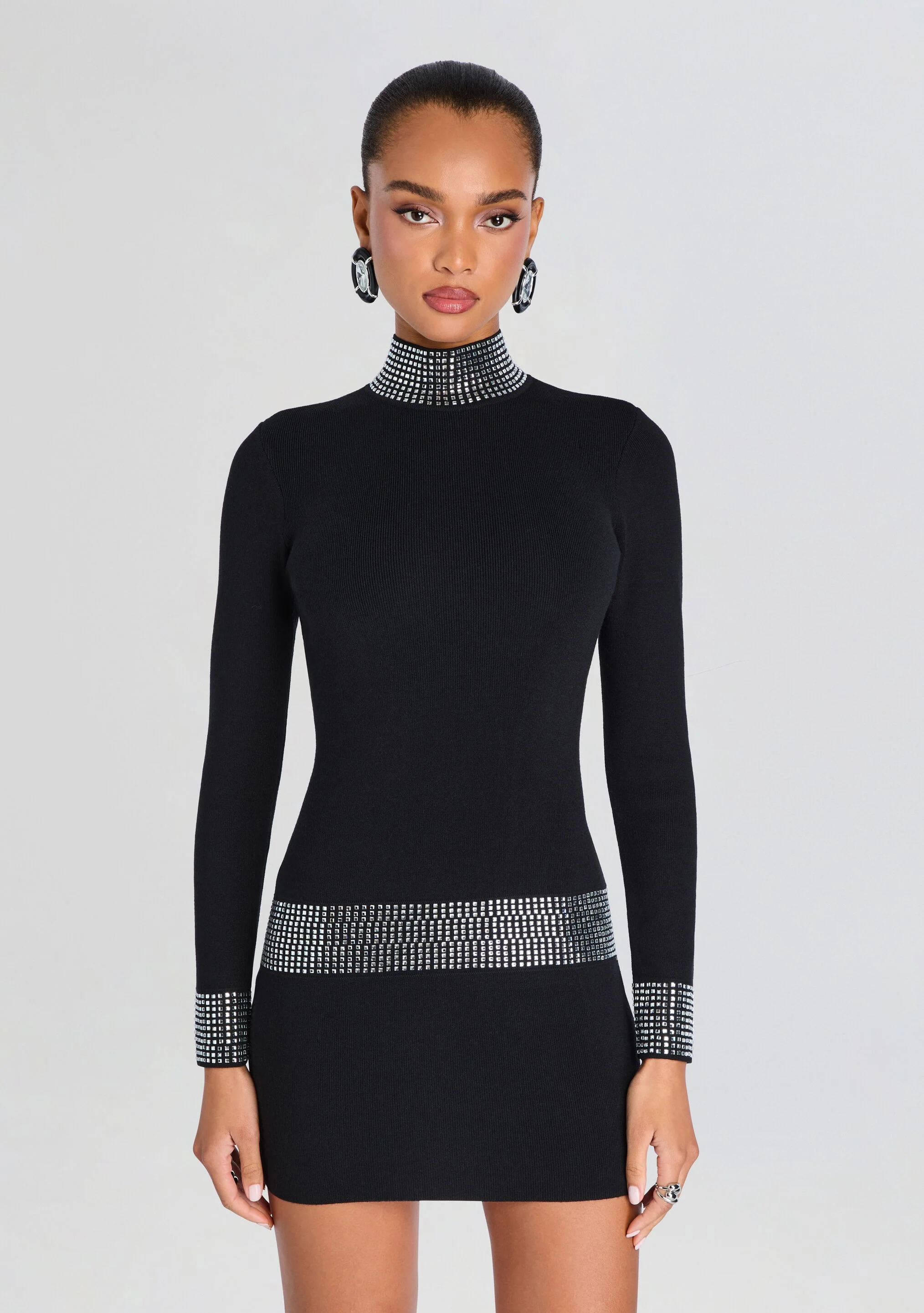 Naema Embellished Knit Dress