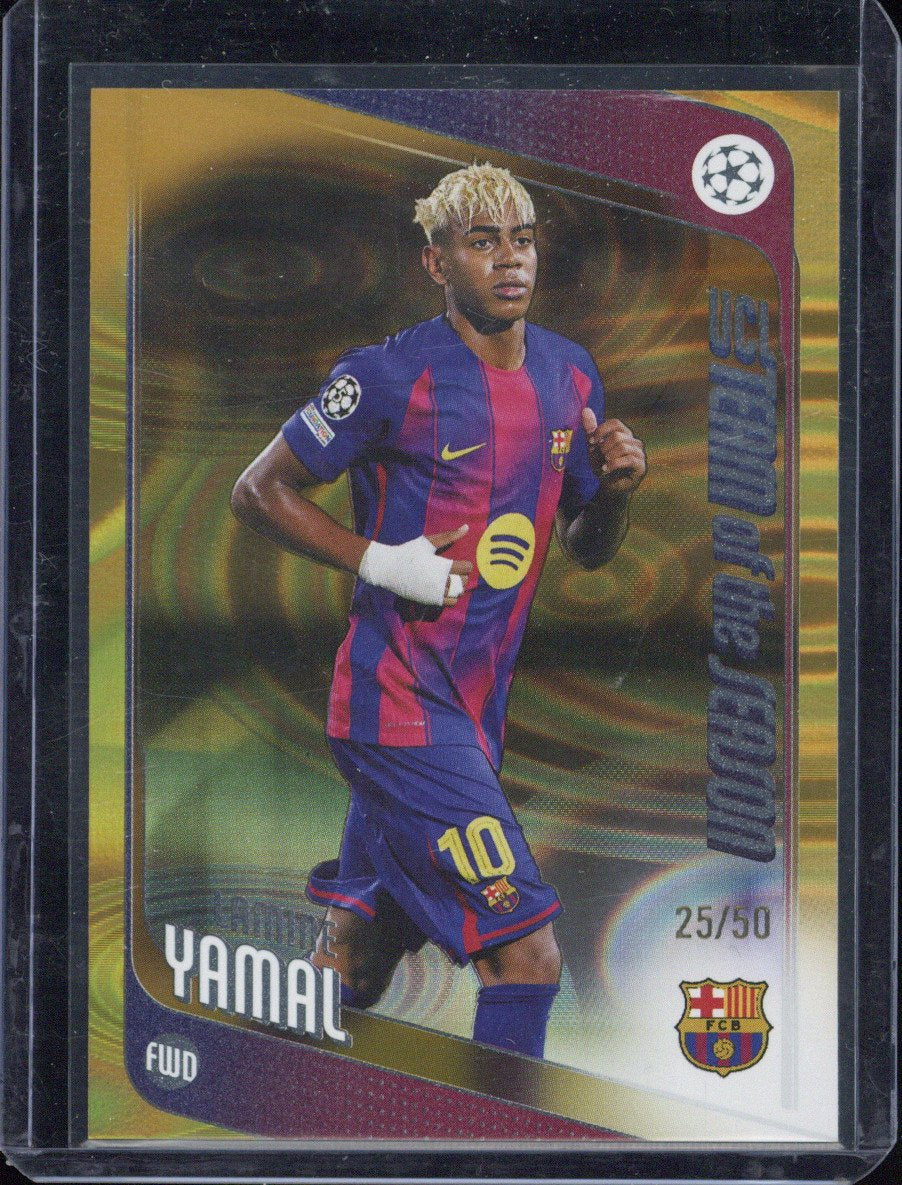 2025-26 Topps UCC Lamine Yamal Team of the Season /50