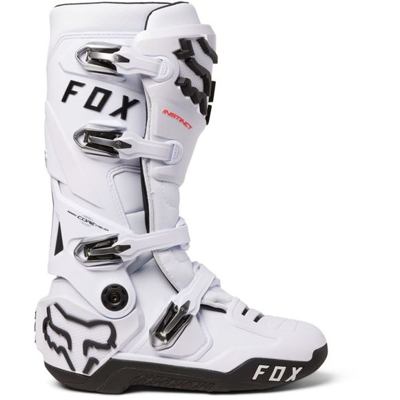 Fox INSTINCT cross 2024 MX Boots - WhiteRef: fx3726-c758