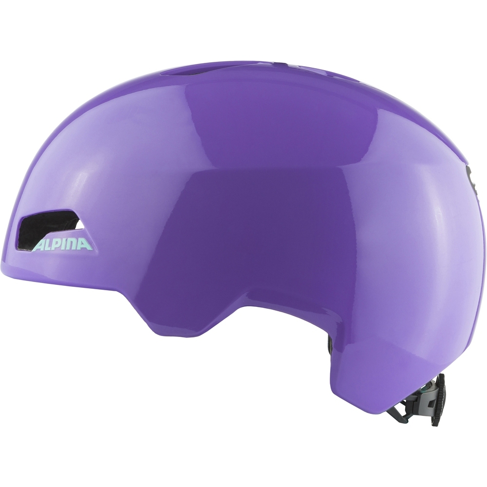 Alpina Hackney Kids Bike Helmet - purple gloss