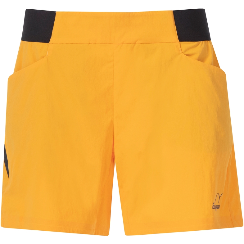 Bergans Y LightLine Vapor 2 Shorts Women - mango yellow/dark shadow grey