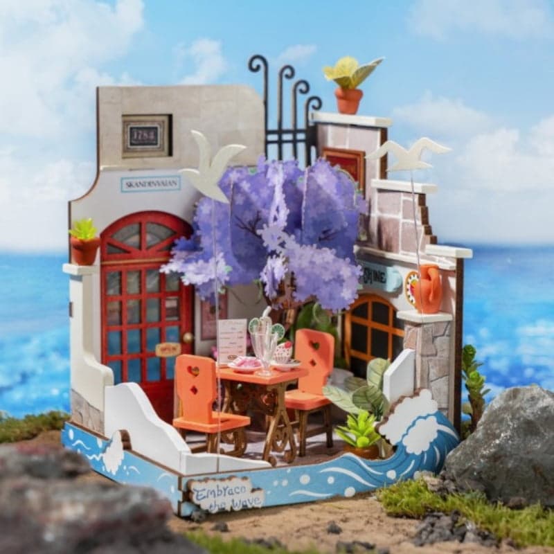 Sea Holiday Restaurant, Super Mini Houses - Little Warm Spaces Robotime DS039