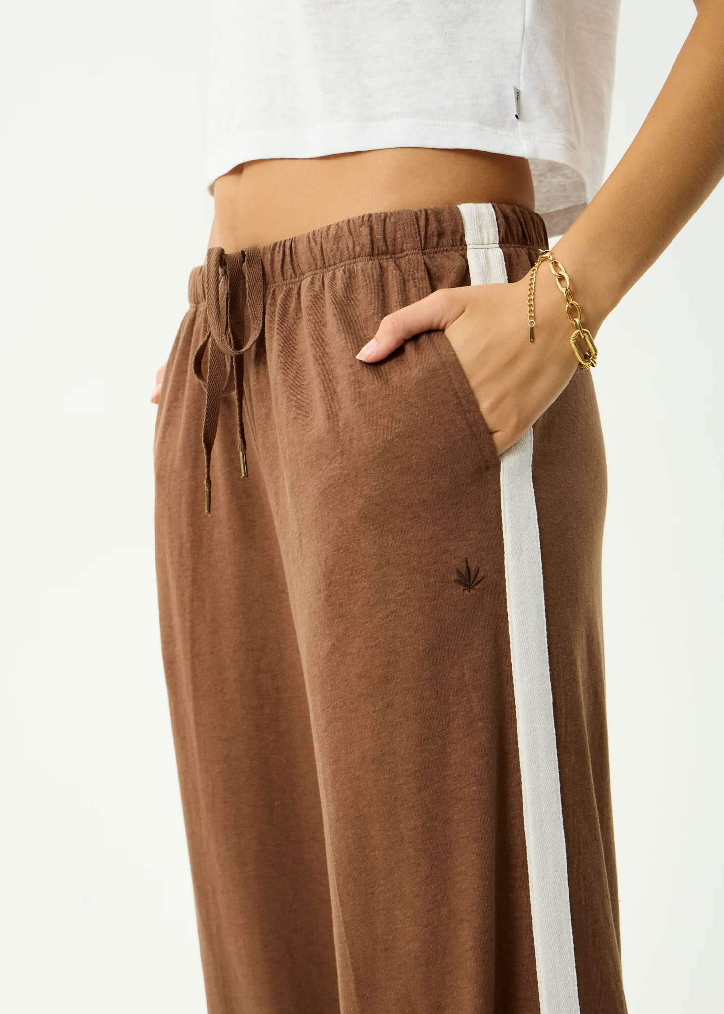 AFENDS Womens Jones -  Lounge Pant - Cinnamon