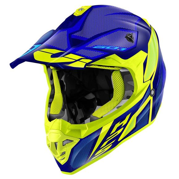 Casque cross Givi 60.1 INVERT 2024 - Bleu / JauneRef : GI1619