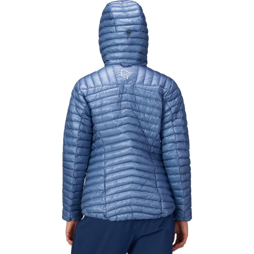 Norrona trollveggen superlight down800 Hood Jacket Women - Infinity