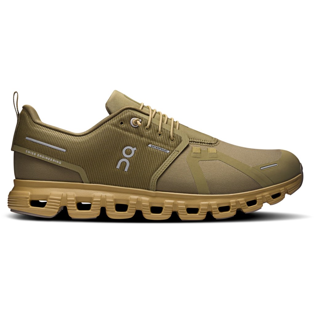 On Cloud 6 Waterproof Shoes Men - Olive | Safari