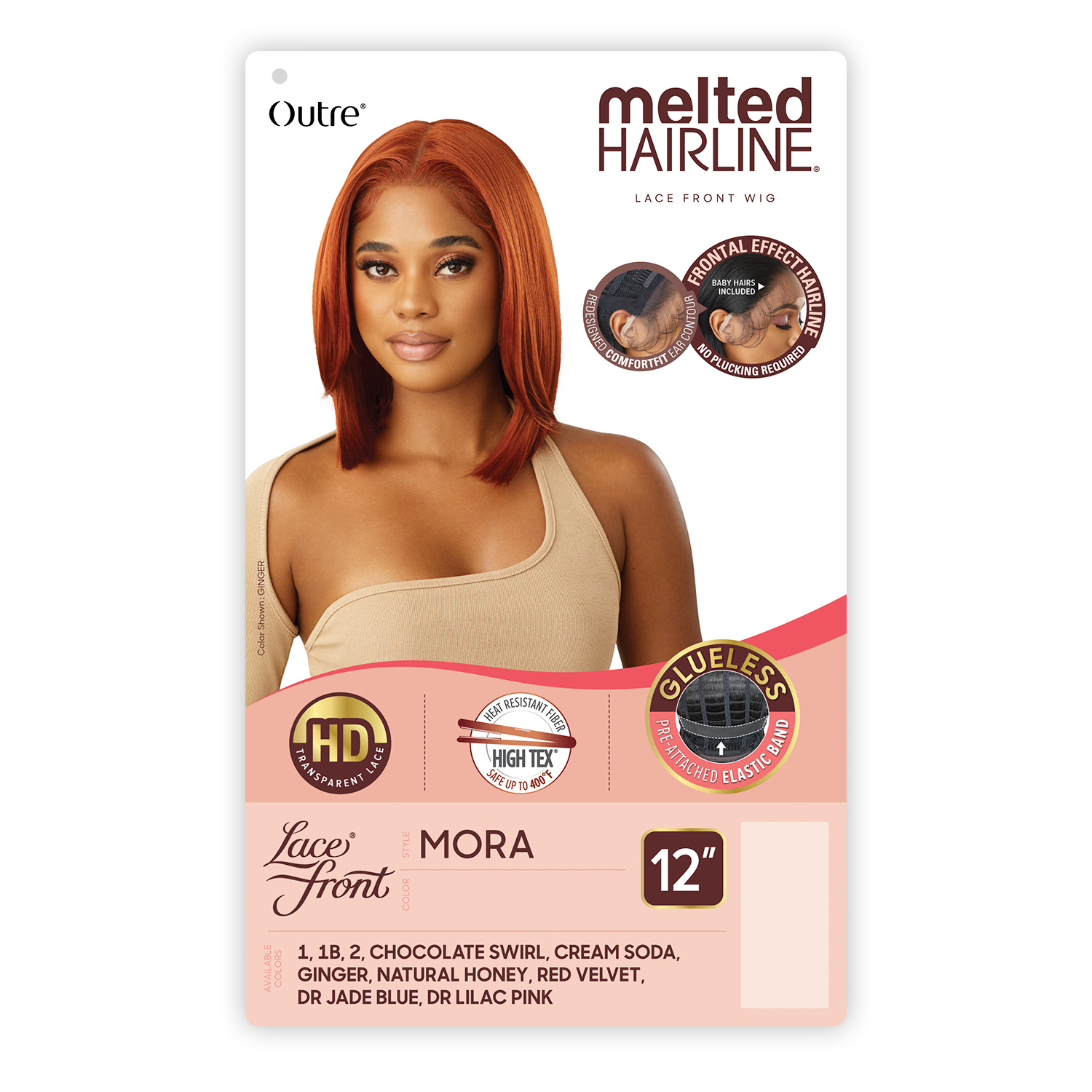 Outre HD Lace Front Wig Melted Hairline Glueless Mora