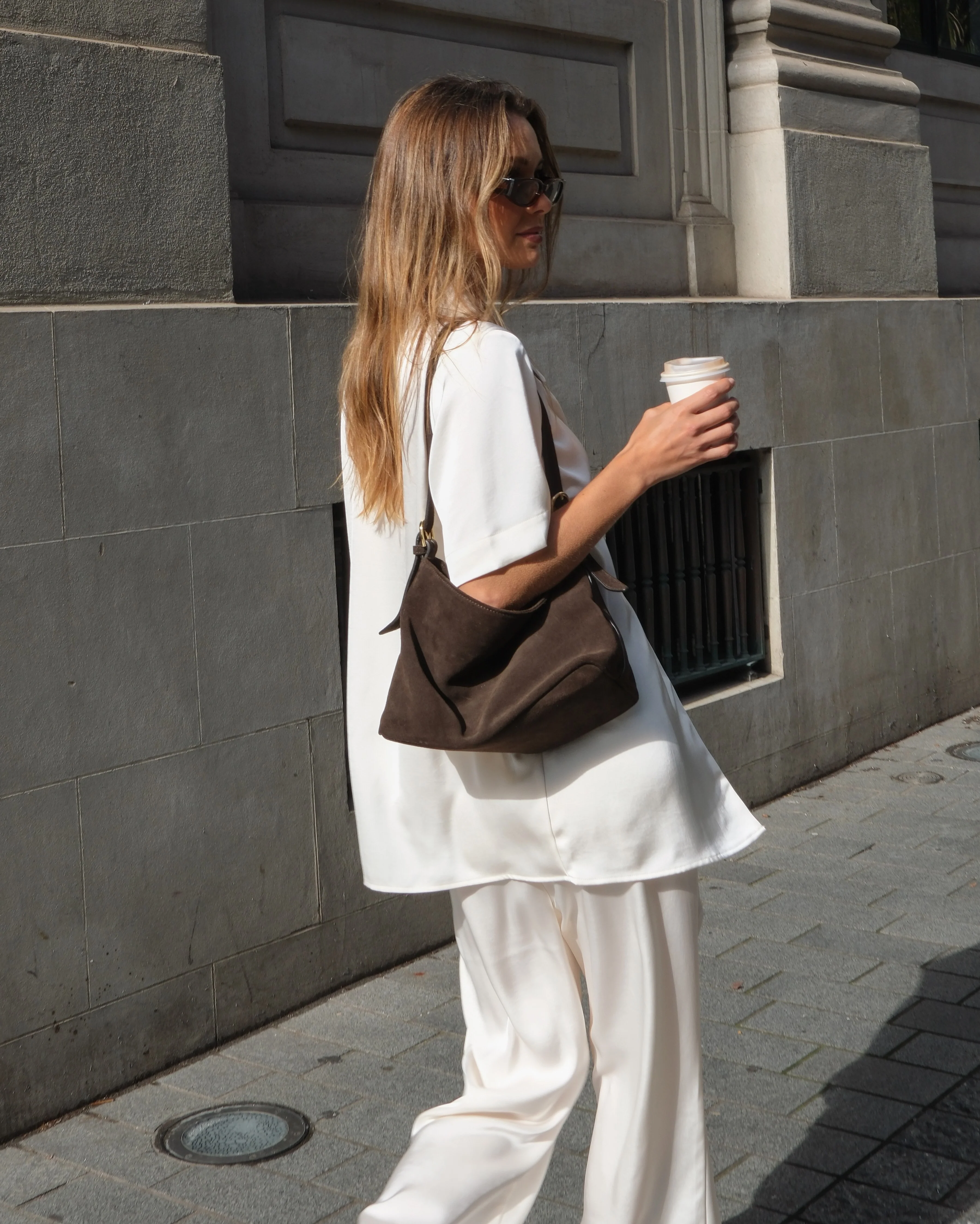 Imogen Button Pants - Cream