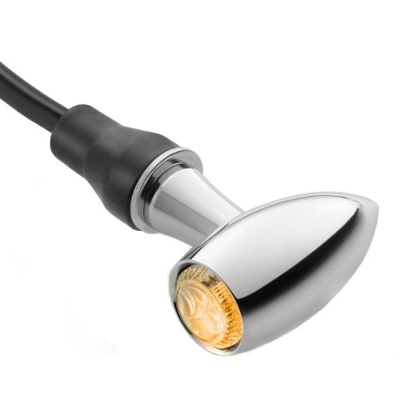 Rizoma Club LED Turn Signal Light (Unit) Universal - GreyRef: RZ0112