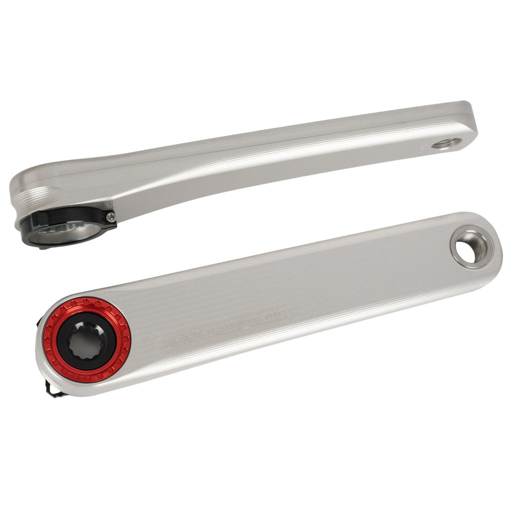 Garbaruk Road/Gravel Crank - Direct Mount | 1-speed - silver/red