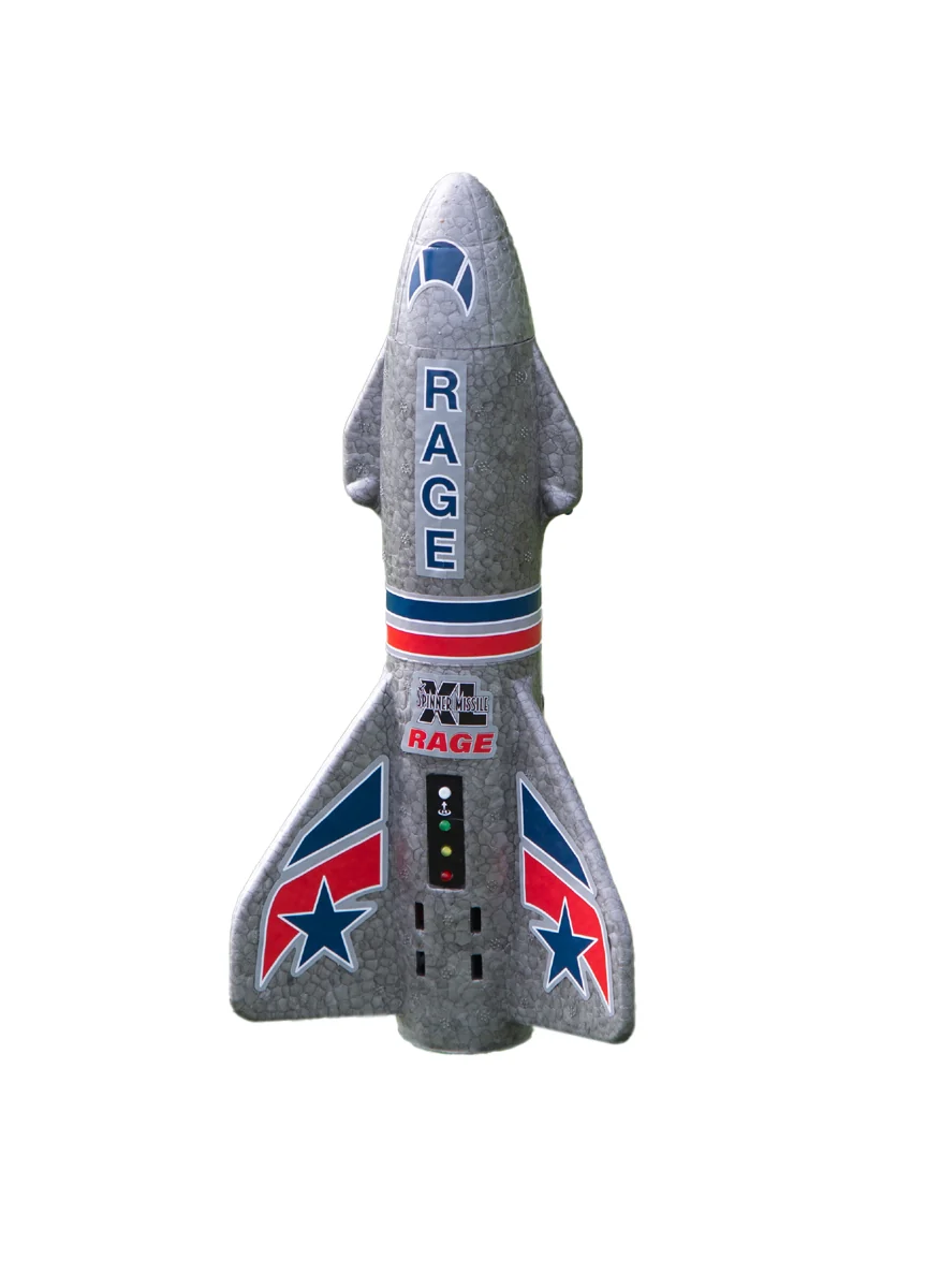 Spinner Missile XL Electric Free-Flight Rocket with Parachute and LEDs