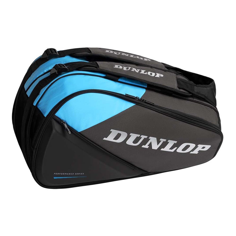PADELBAG DUNLOP FX PERFORMANCE BLACK/CYAN/GUN METAL 10369997
