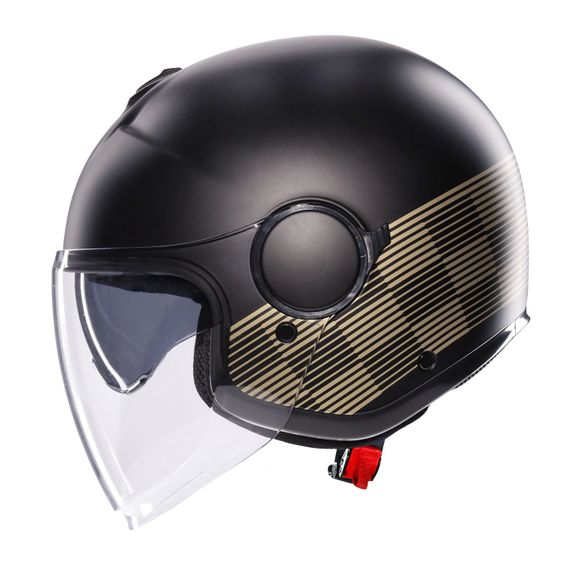 Casque jet AGV ETERES - PONZA - Noir / JauneRef : AG1078