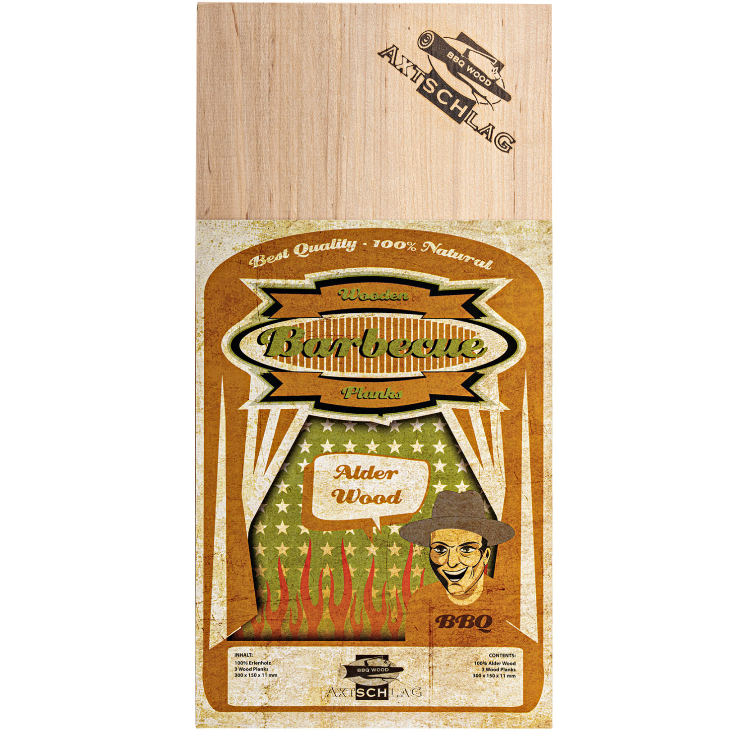 Axtschlag Alder grill boards