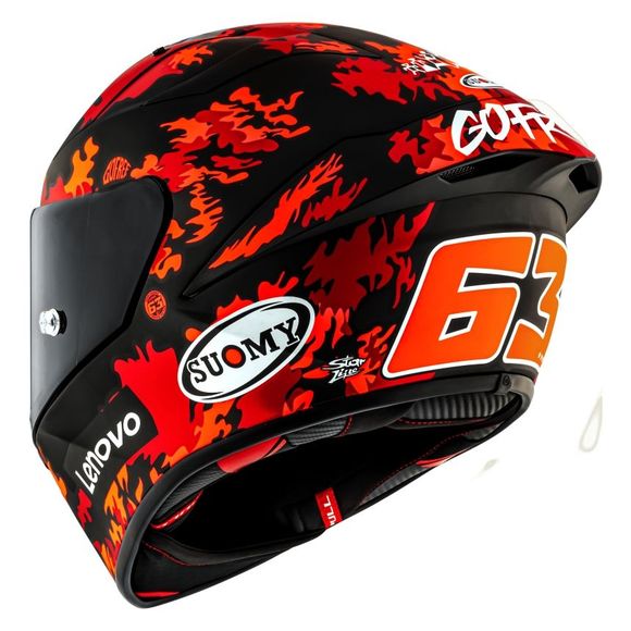 Suomy S1-XR GP full face helmet - BAGNAIA DUCATI REPLICA 2025 - Black / RedRef: SU0468