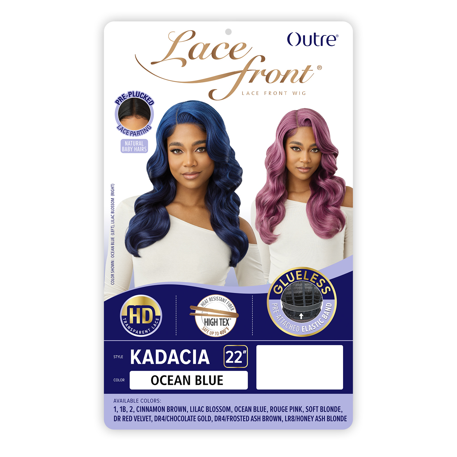 Outre HD Lace Front Wig Glueless Kadacia