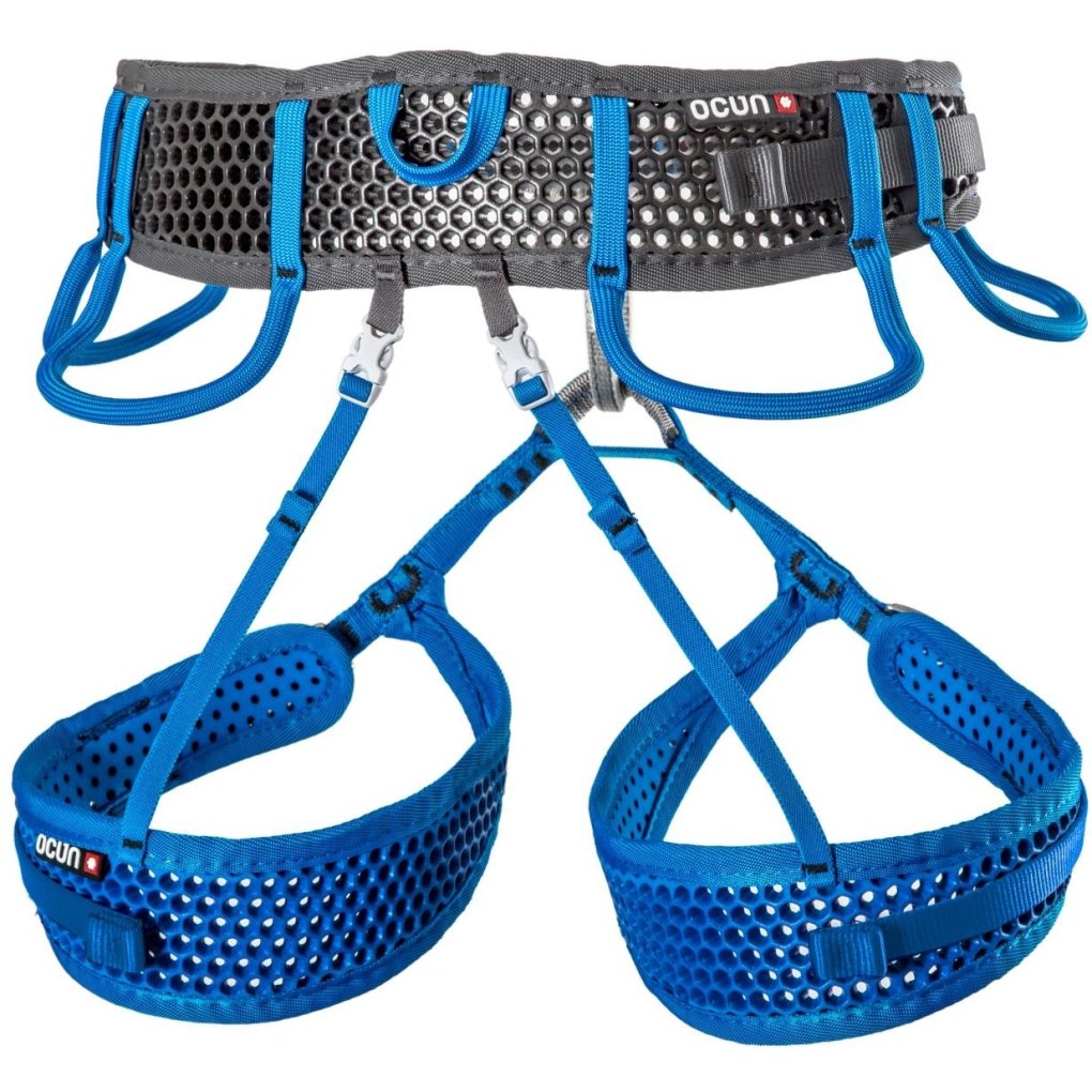 Ocún WeBee Climbing Harness Men - black/blue