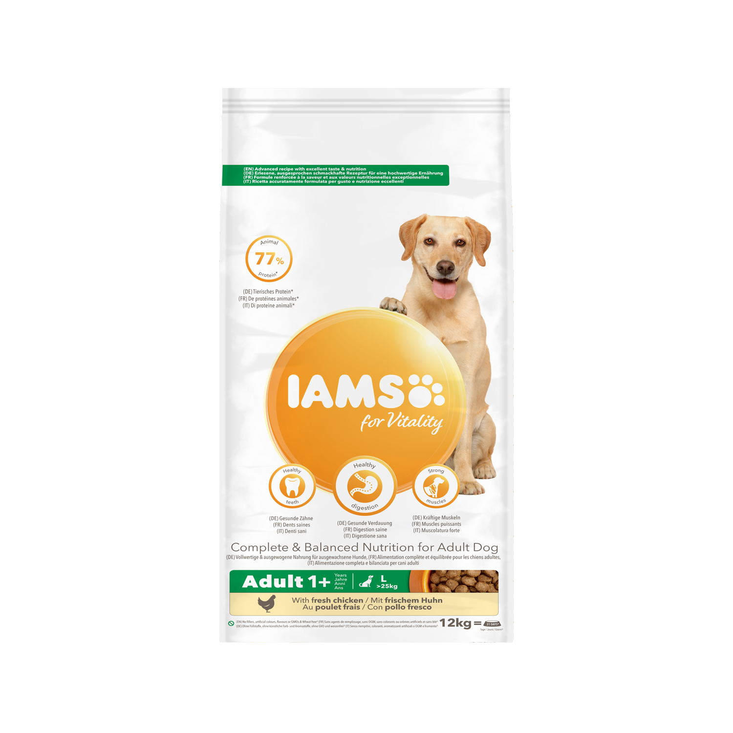 IAMS Adult Large Breed Dog - Chicken - 12kg