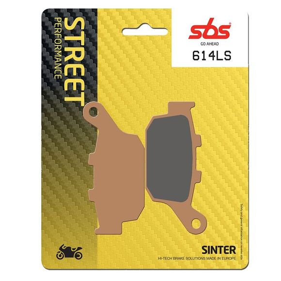 SBS 614LS Sinter Sintered Metal rear brake padsRef: 614LS / 614040