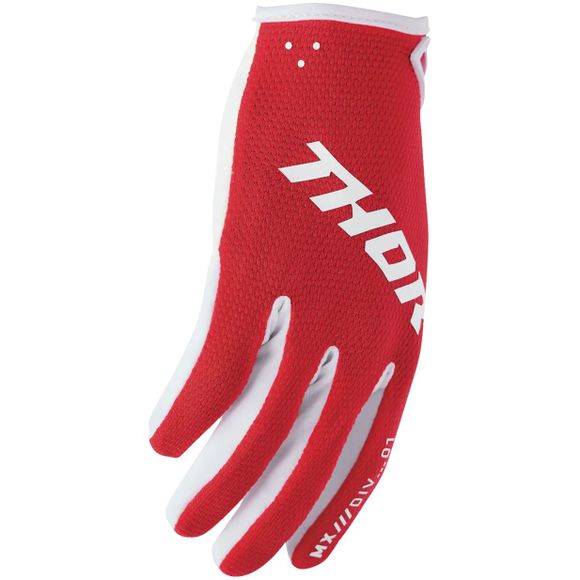 Gants cross Thor RIDE - STATIC - ENFANT - Noir / RougeRef : TO3292