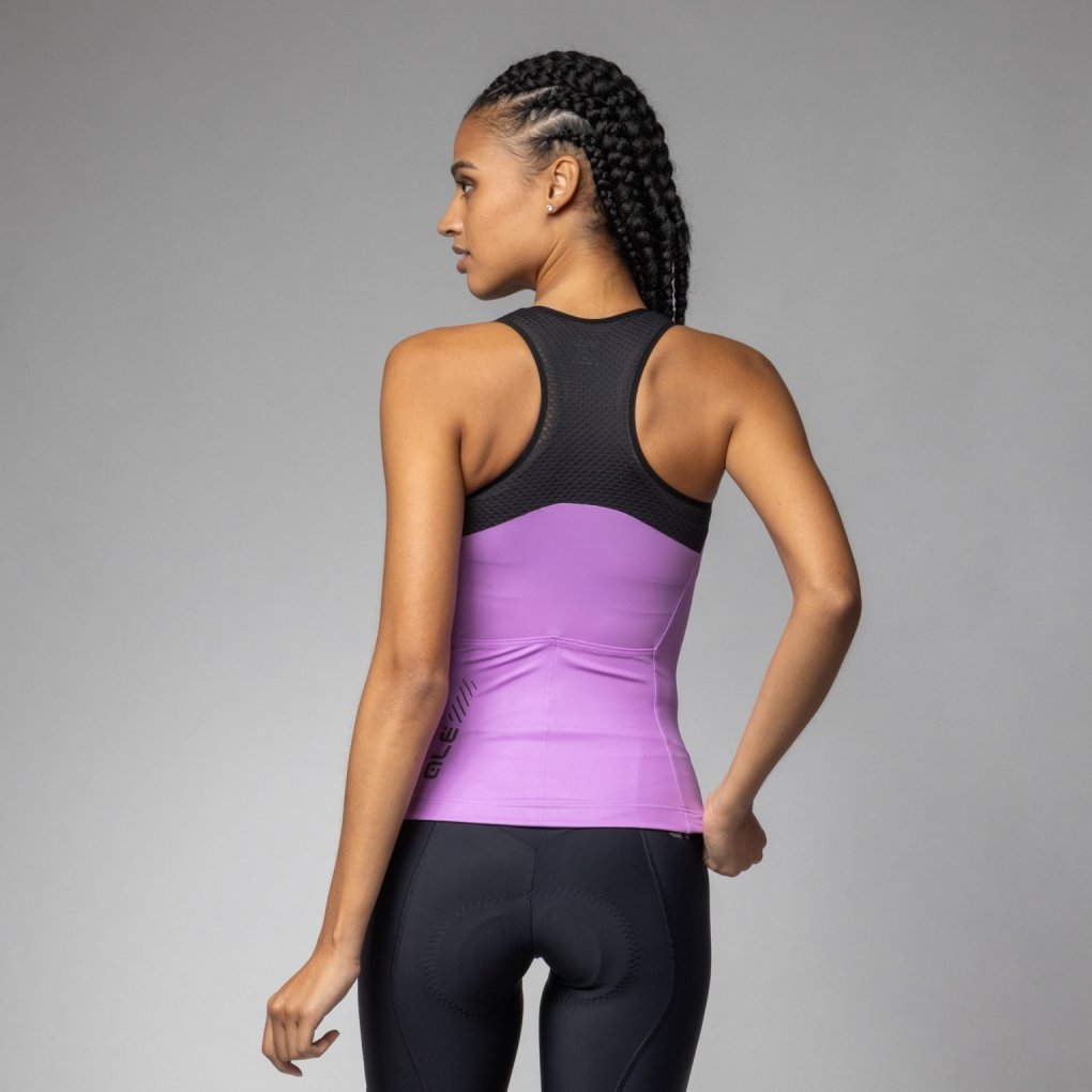 Alé PRAGMA Color Block Tank Top Women - peony