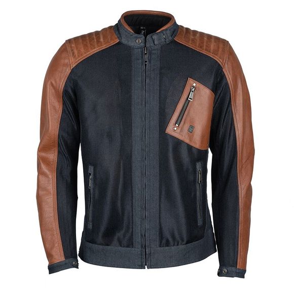 Moto Helstons Colt Air Leather Mesh - Brown JacketRef: HS0959