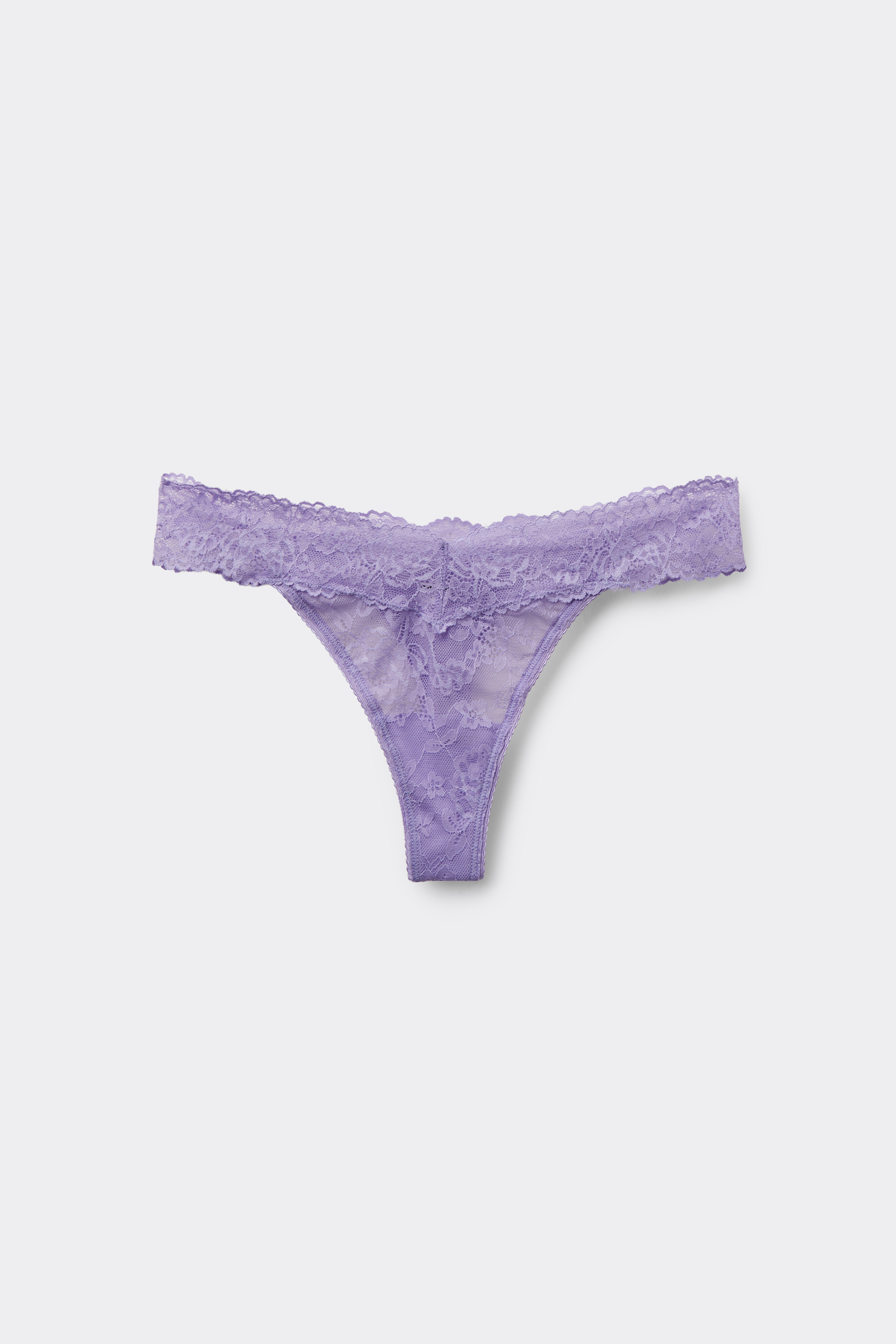 High-Cut Recycled Lace G-String