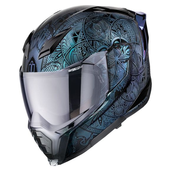 Icon ULTRAFLITE OPAL MANDALA Full-Face Helmet - BlueRef: IC0911