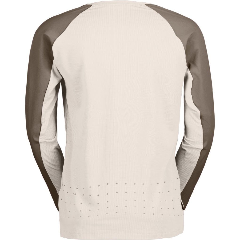 SCOTT Trail Vertic Pro Long Sleeve Tee Men - cotton white/toast beige