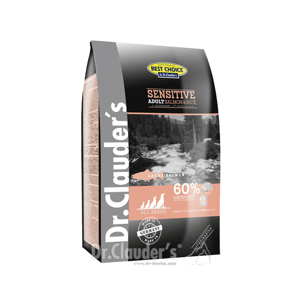 Dr. Clauders Best Choice All Breed Adult - Salmon & Rice - 4 kg