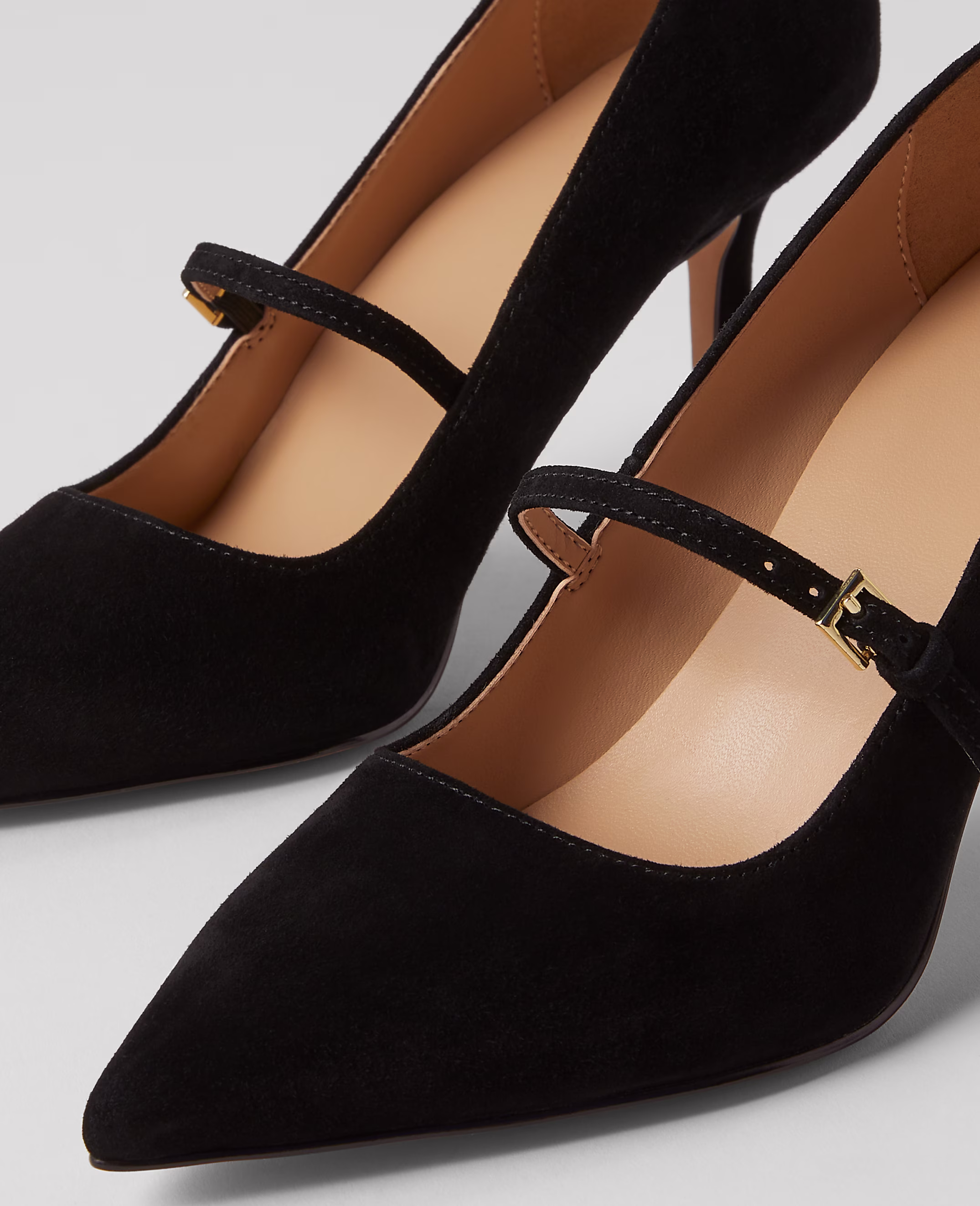Suede Mary Jane Pump