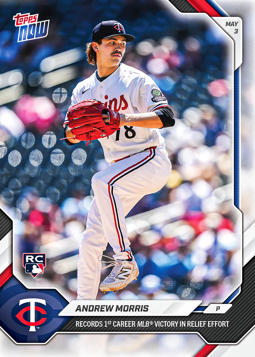 Andrew Morris - 2026 MLB Topps NOW® - Card 156 - PR: 712
