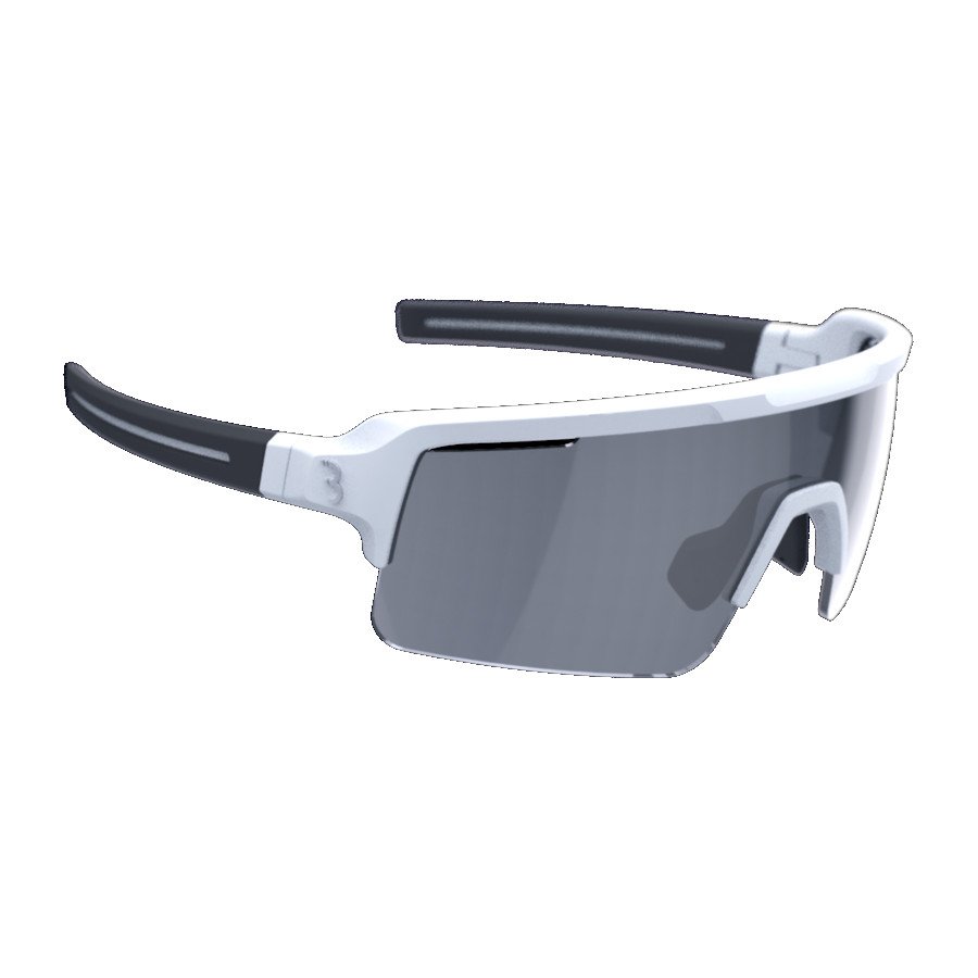 BBB Cycling Fuse BSG-65 Glasses - matt white - smoke flash mirror | yellow | clear
