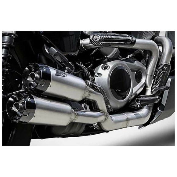 Zard INOX Complete Line - aluminum tipHARLEY DAVIDSON 975 NIGHTSTER 975 - 2022 - 2025Ref: Zad00459A / Zhd024S00Sao-Std