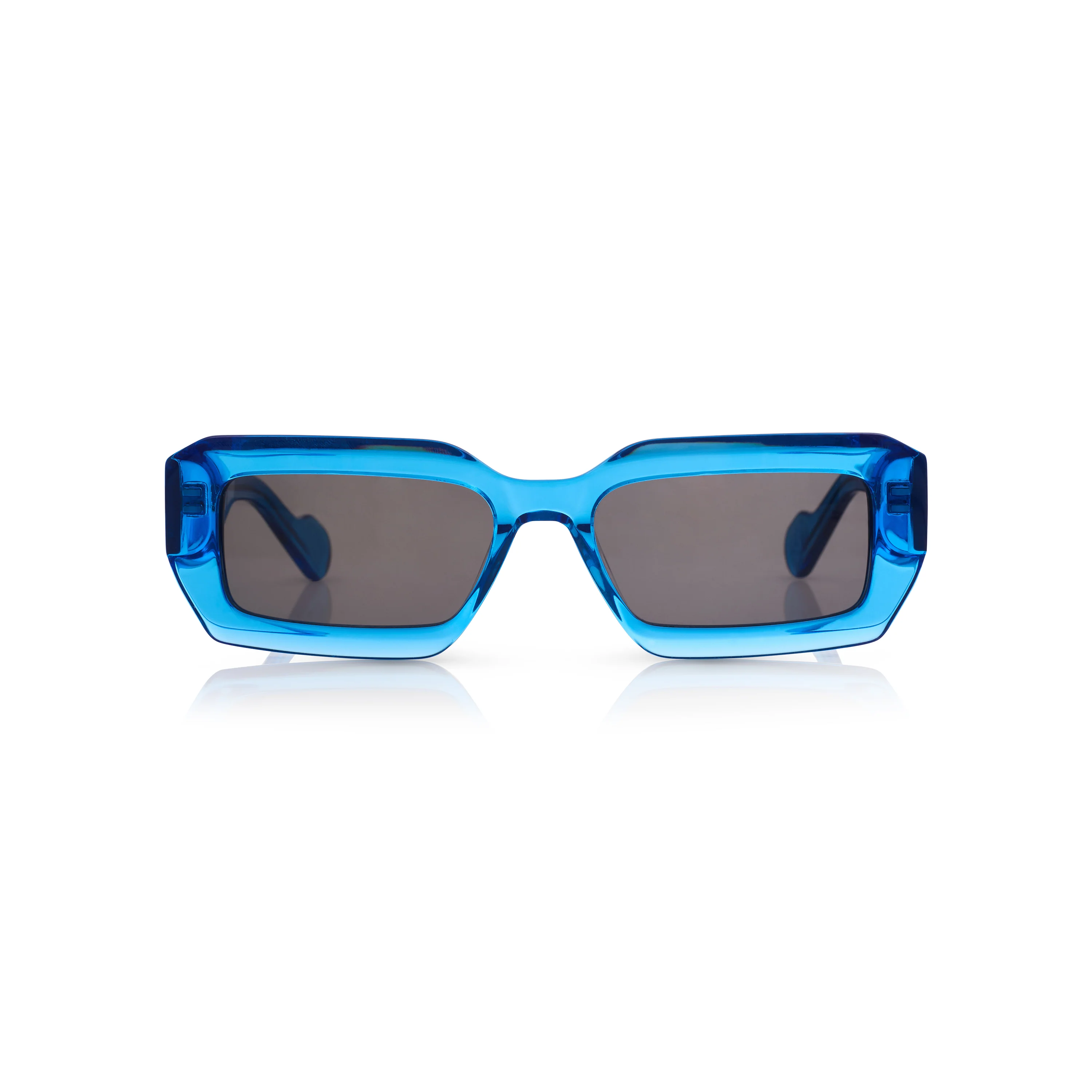 Square Real Madrid Acetate Sunglasses Blue