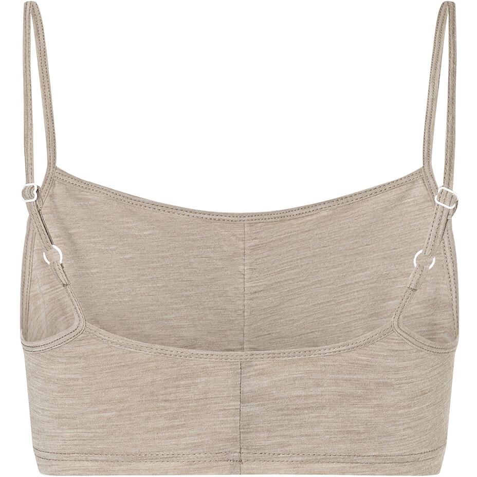 SUPER.NATURAL Cosy Bra Women - Vintage Khaki Melange
