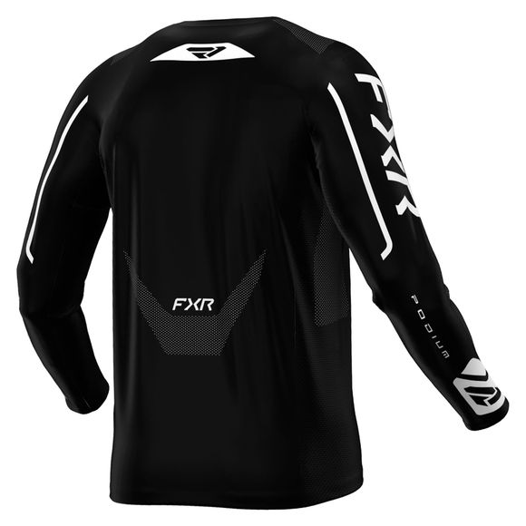 Maillot cross FXR PODIUM ENFANT - Noir / BlancRef : FXR1663