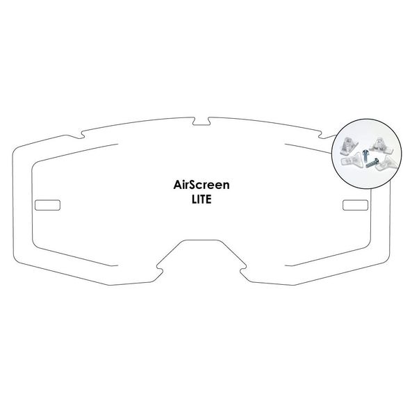 Goggle Lens Airscreen Lite EX 2025 - ClearRef: ASM0057 / 001-028-01