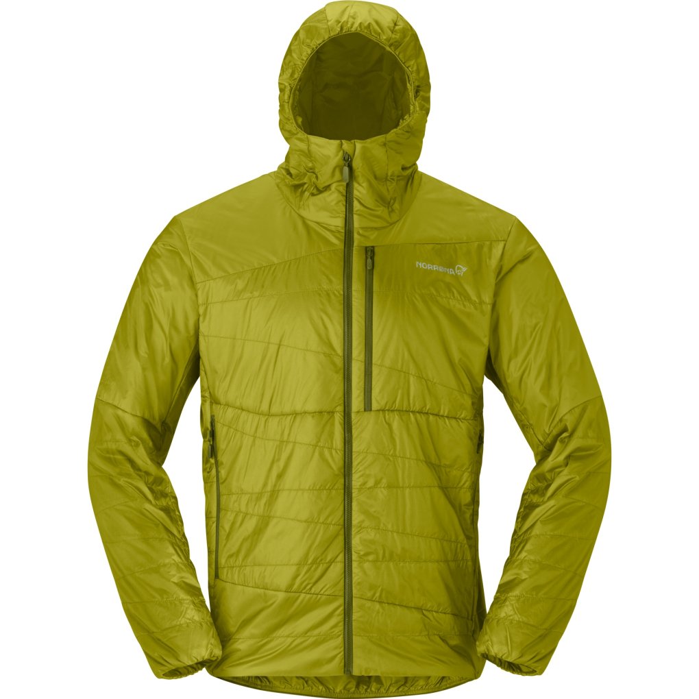 Norrona falketind thermo40 Hood Jacket Men - Golden Lime