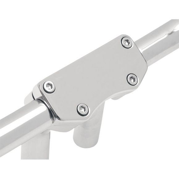 Drag Specialties Smooth Riser Plate for Harley Davidson Universal Handlebar Risers - GrayRef: DRG0144