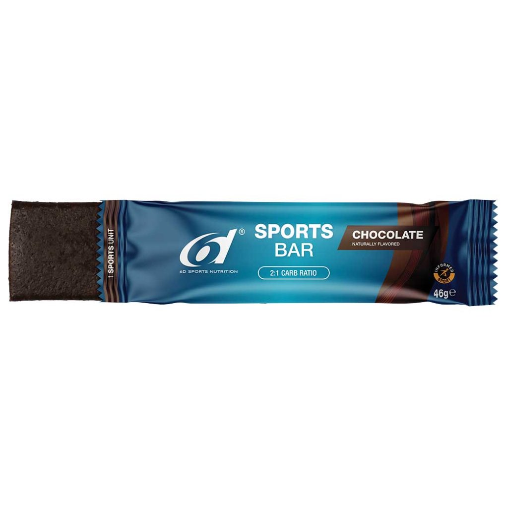 6d Sports Nutrition Sports Bar - Carbohydrate Bar - 46g
