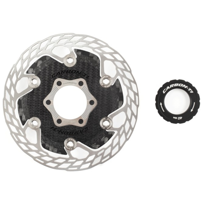 Carbon-Ti X-Rotor Aero Brake Disc - Triathlon | Centerlock | SteelCarbon 3