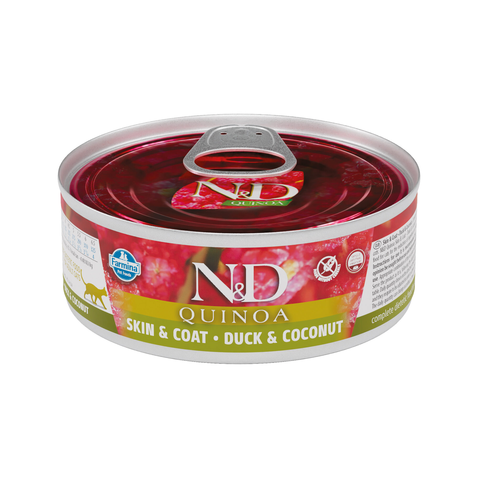 Farmina N&D Quinoa Skin & Coat Cat Food - 24 x 80 g